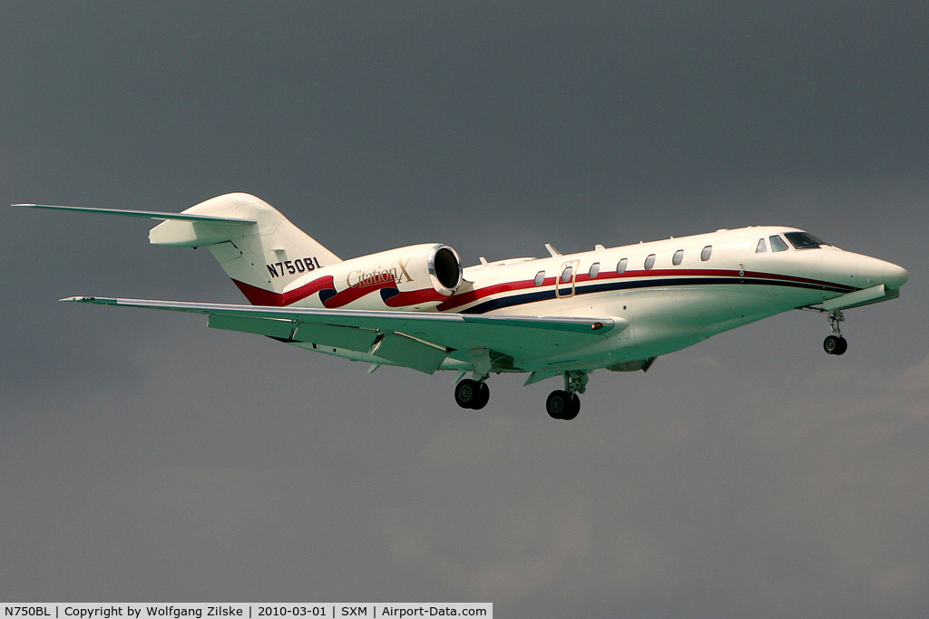 N750BL, 2002 Cessna 750 Citation X C/N 750-0178, visitor