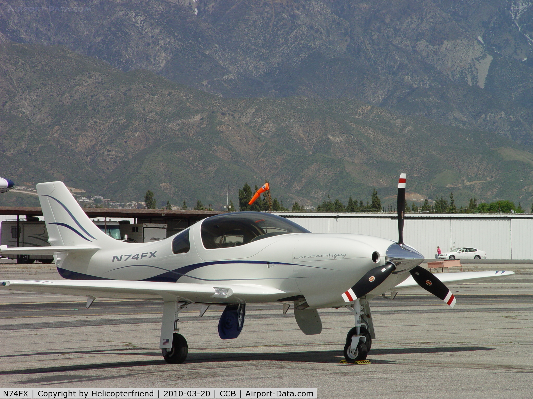 N74FX, 2007 Lancair Legacy C/N L2K-283, Parked at Cable