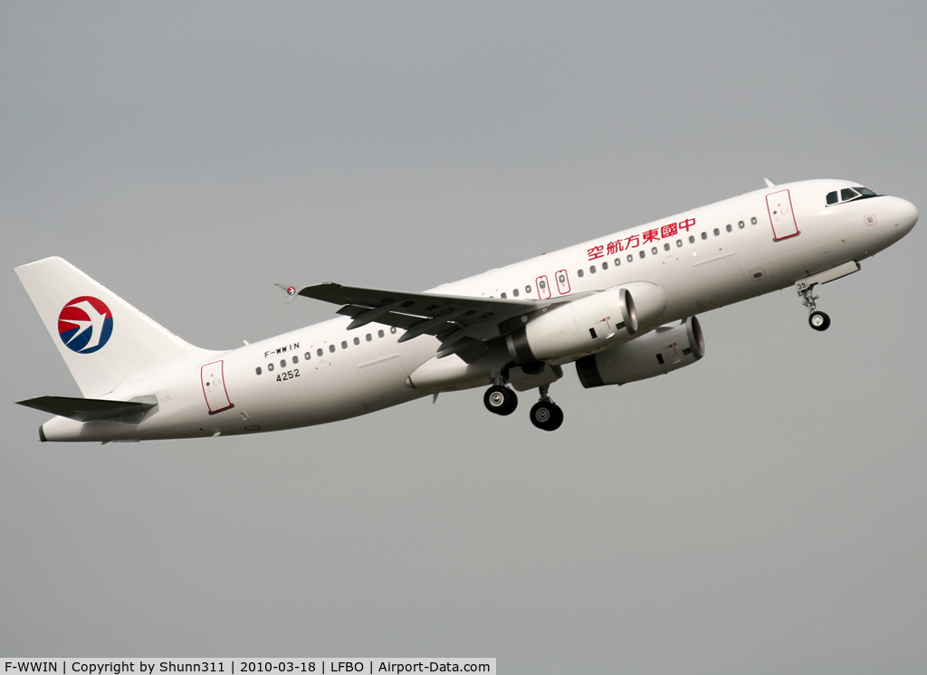 F-WWIN, 2010 Airbus A320-232 C/N 4252, C/n 4252 - To be B-6639