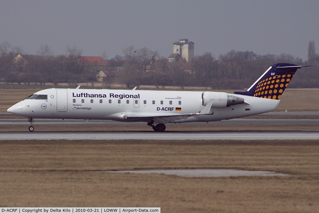 D-ACRF, 2002 Bombardier CRJ-200ER (CL-600-2B19) C/N 7619, Eurowings