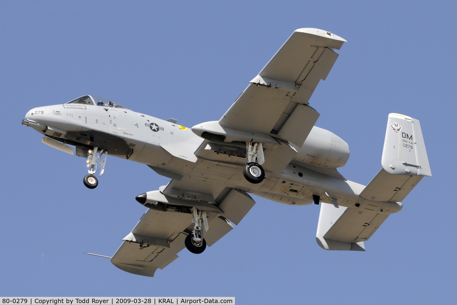 80-0279, 1980 Fairchild Republic A-10C Thunderbolt II C/N A10-0629, Riverside Airshow 2009