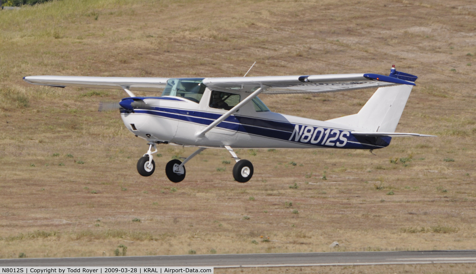 N8012S, 1965 Cessna 150F C/N 15061612, Riverside Airshow 2009