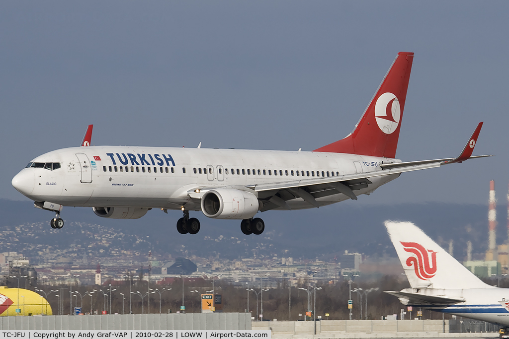 TC-JFU, 1999 Boeing 737-8F2 C/N 29781, Turkish Airlines 737-800