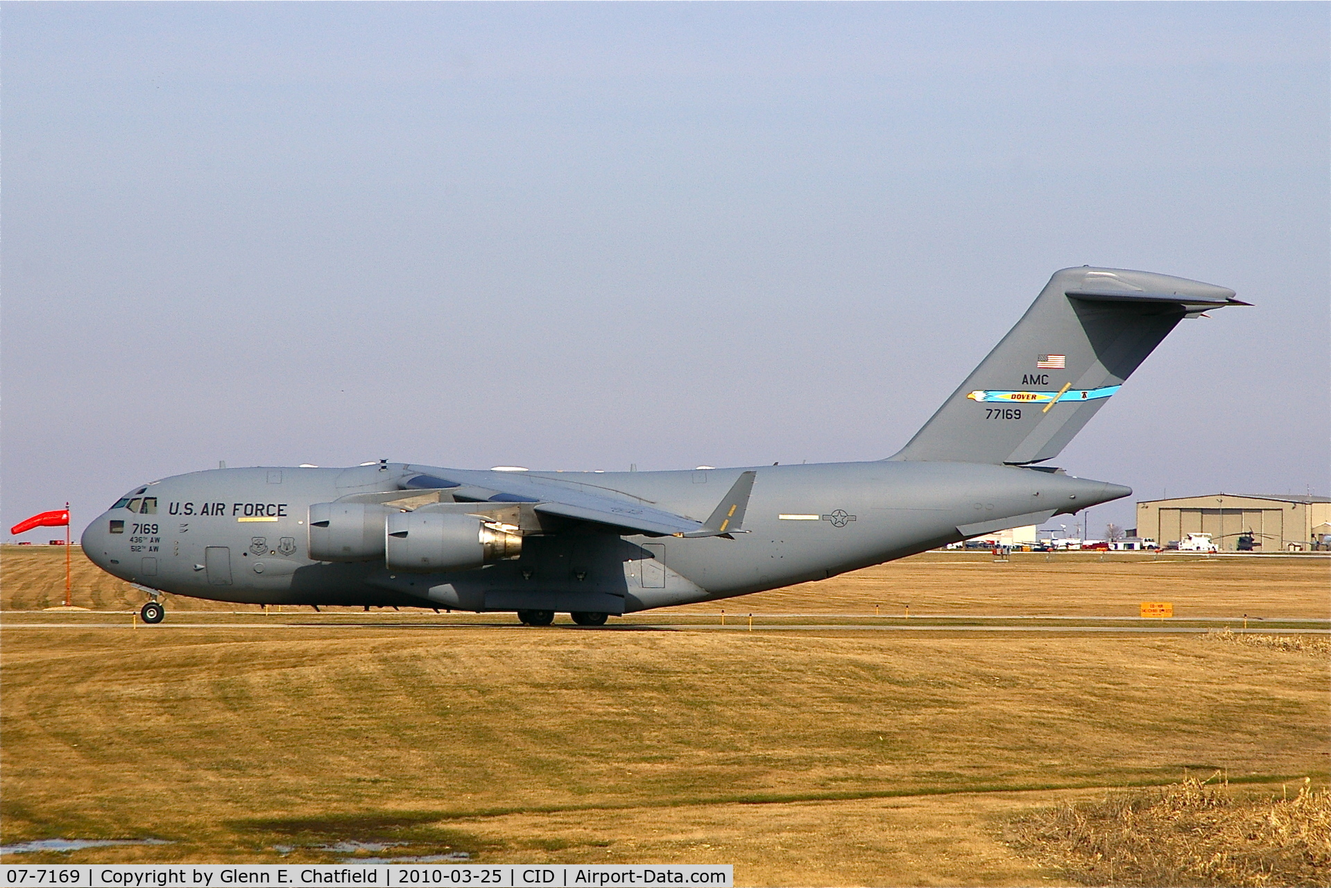 07-7169, 2007 Boeing C-17A Globemaster III C/N F-179/P-169, Presidential support aircraft parked on taxiway C