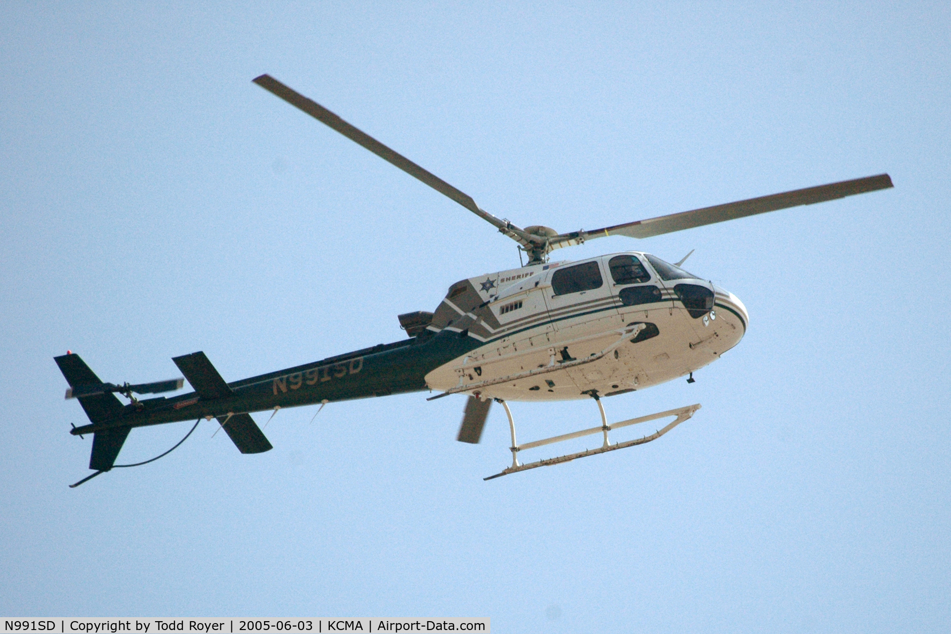 N991SD, Eurocopter AS-350B-3 Ecureuil Ecureuil C/N 3325, From the backyard