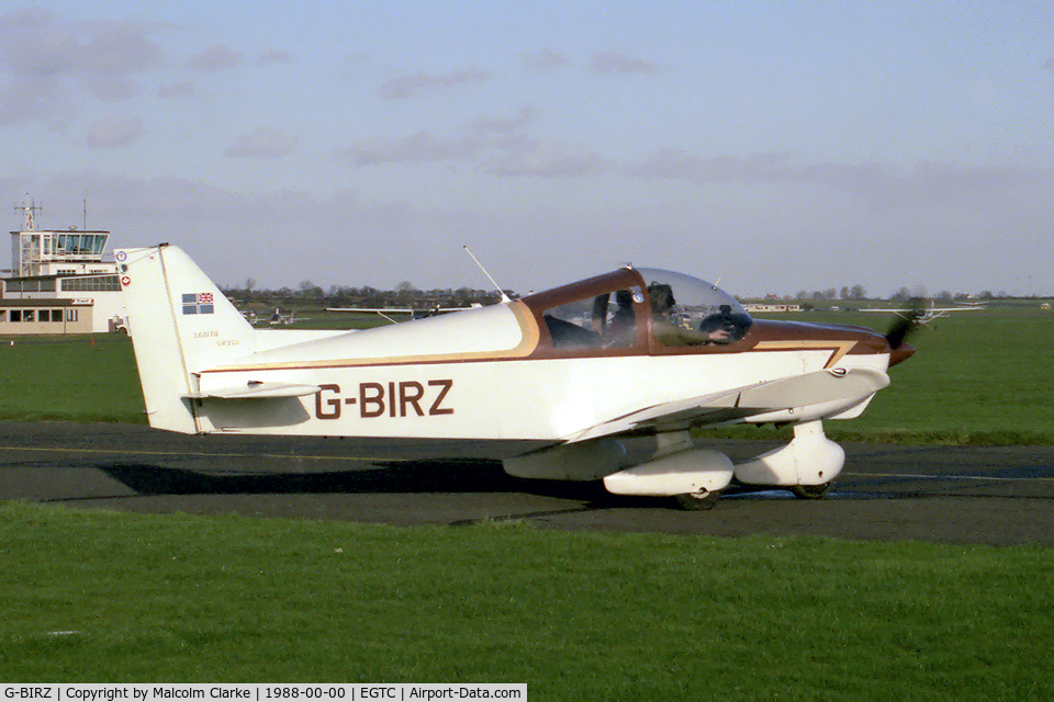G-BIRZ, 1982 Zenair Zenith CH-250 C/N PFA 024-10459, Zenair CH.250-100 at Cranfield Airport in 1988.