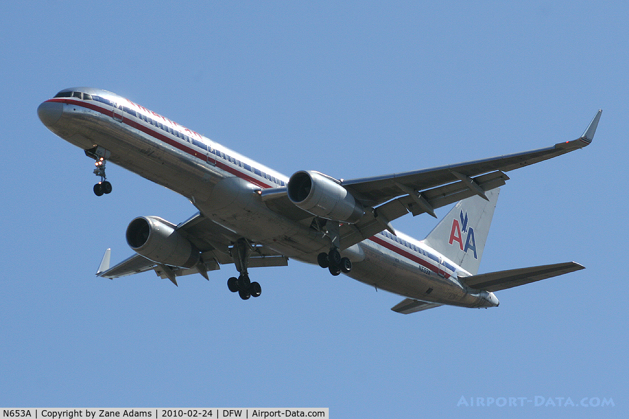 N653A, 1991 Boeing 757-223 C/N 24611, American Airlines at DFW