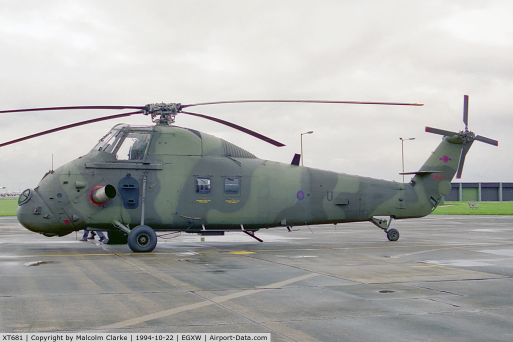 XT681, 1967 Westland Wessex HC.2 C/N WA549, Westland Wessex HC2. Flown by RAF No 72 Sqn based at Aldergrove. Seen here at RAF Waddington's Photocall 94.