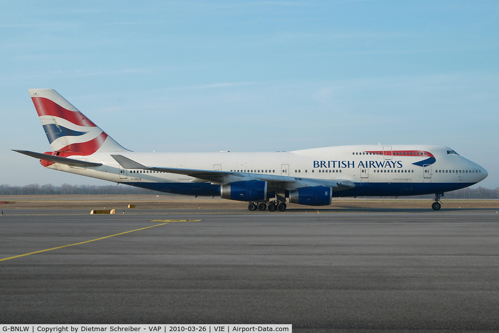 G-BNLW, 1992 Boeing 747-436 C/N 25432, British Airways Boeing 747-400