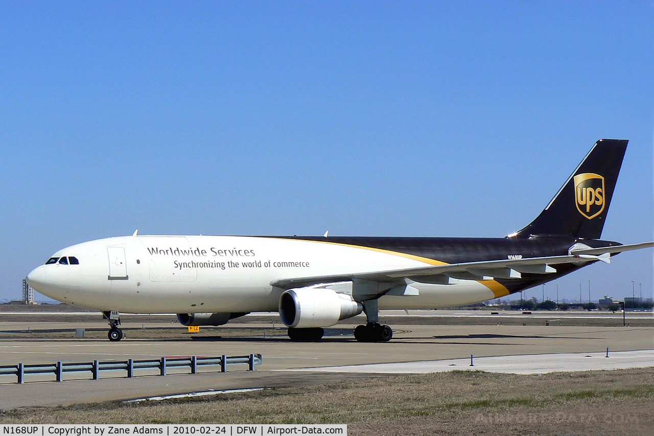 N168UP, 2005 Airbus A300F4-622R C/N 0863, UPS at DFW