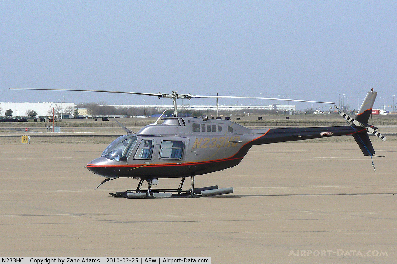 N233HC, 2000 Bell 206B JetRanger III C/N 4533, At Fort Worth Alliance Airport