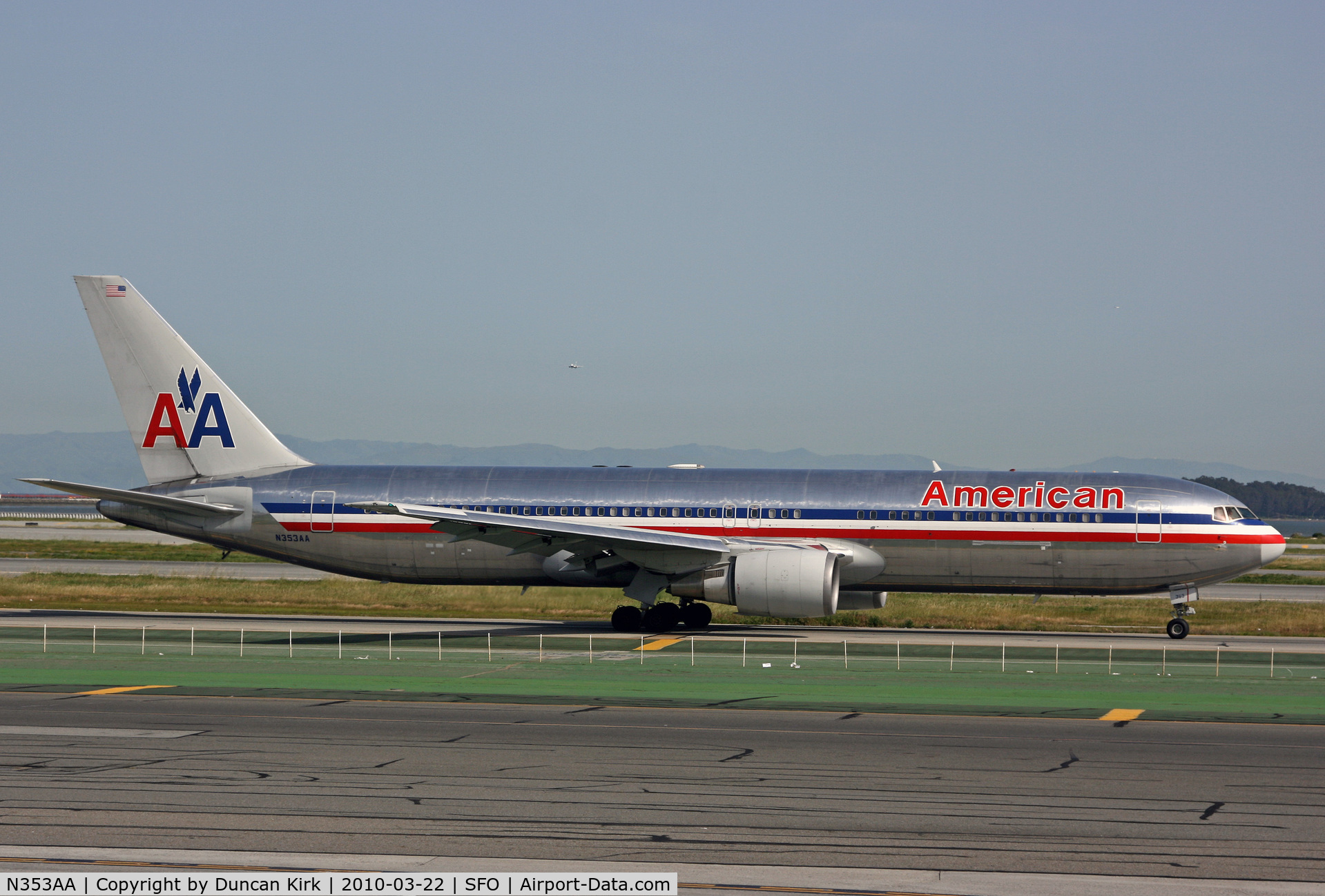 N353AA, 1988 Boeing 767-323 C/N 24034, Urgh! More polished metal!