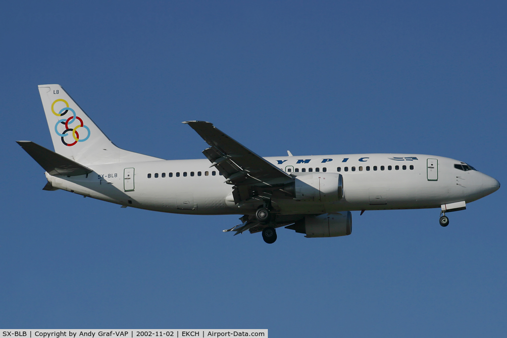 SX-BLB, 1991 Boeing 737-3M8 C/N 25015, Olympic 737-300