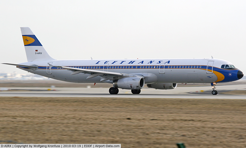 D-AIRX, 1998 Airbus A321-131 C/N 0887, Lufthansa Retro