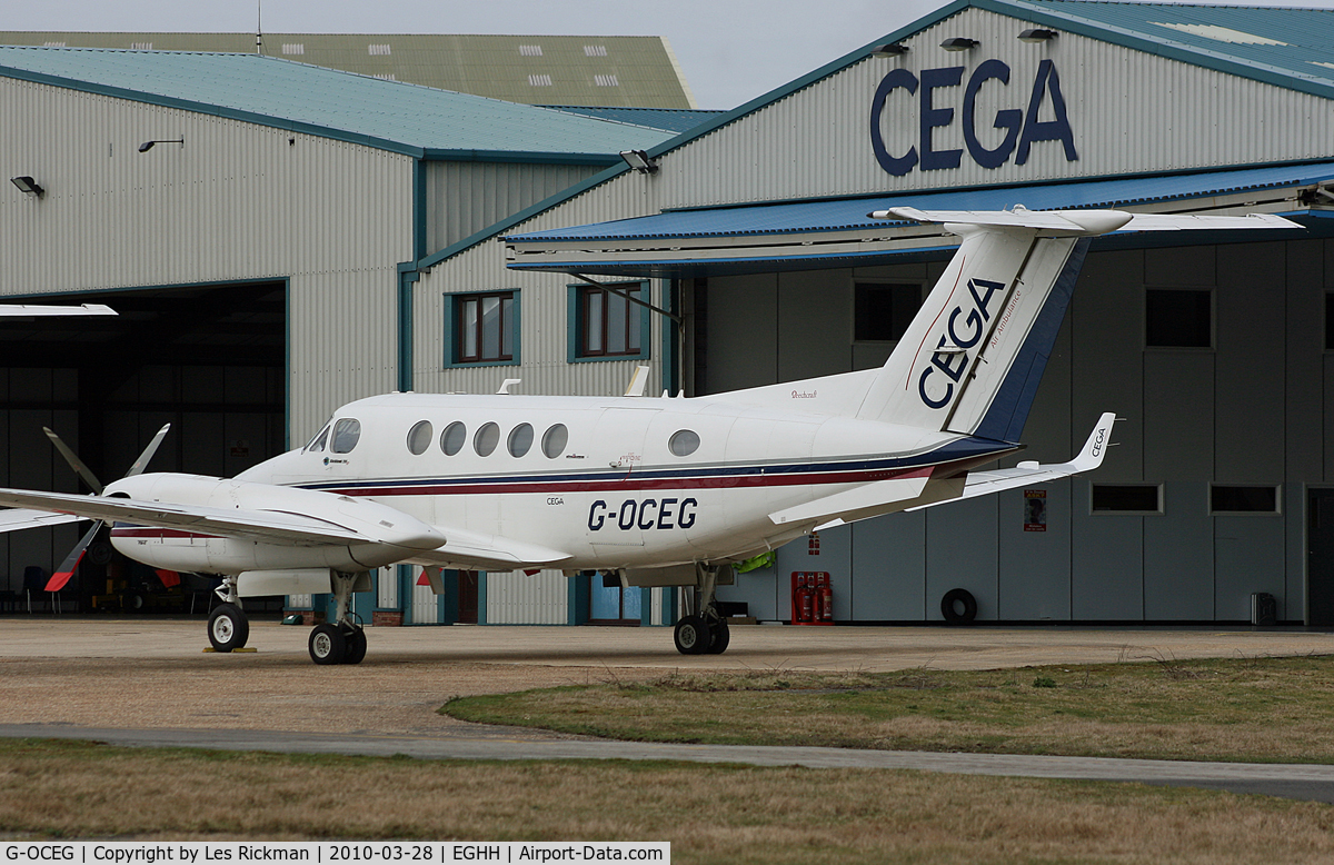 G-OCEG, 1980 Beech B200 King Air C/N BB-588, Beech B200