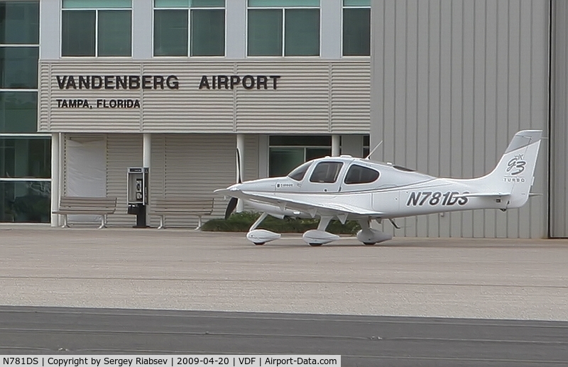 N781DS, 2008 Cirrus SR22 G3 GTSX Turbo C/N 3095, Tampa - Vandenberg