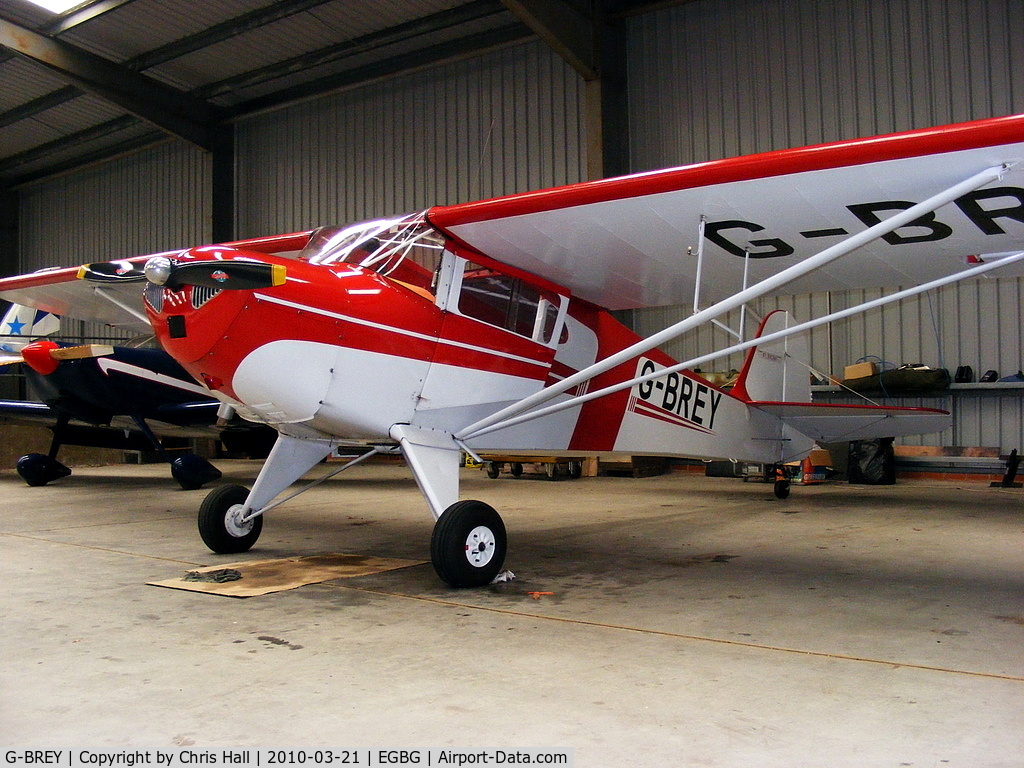 G-BREY, 1946 Taylorcraft BC-12D Twosome C/N 7299, Privately owned