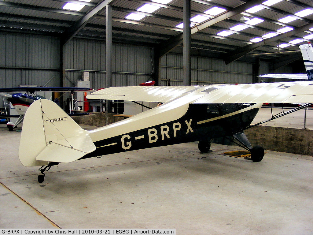 G-BRPX, 1945 Taylorcraft BC-12D Twosome C/N 6462, Privately owned