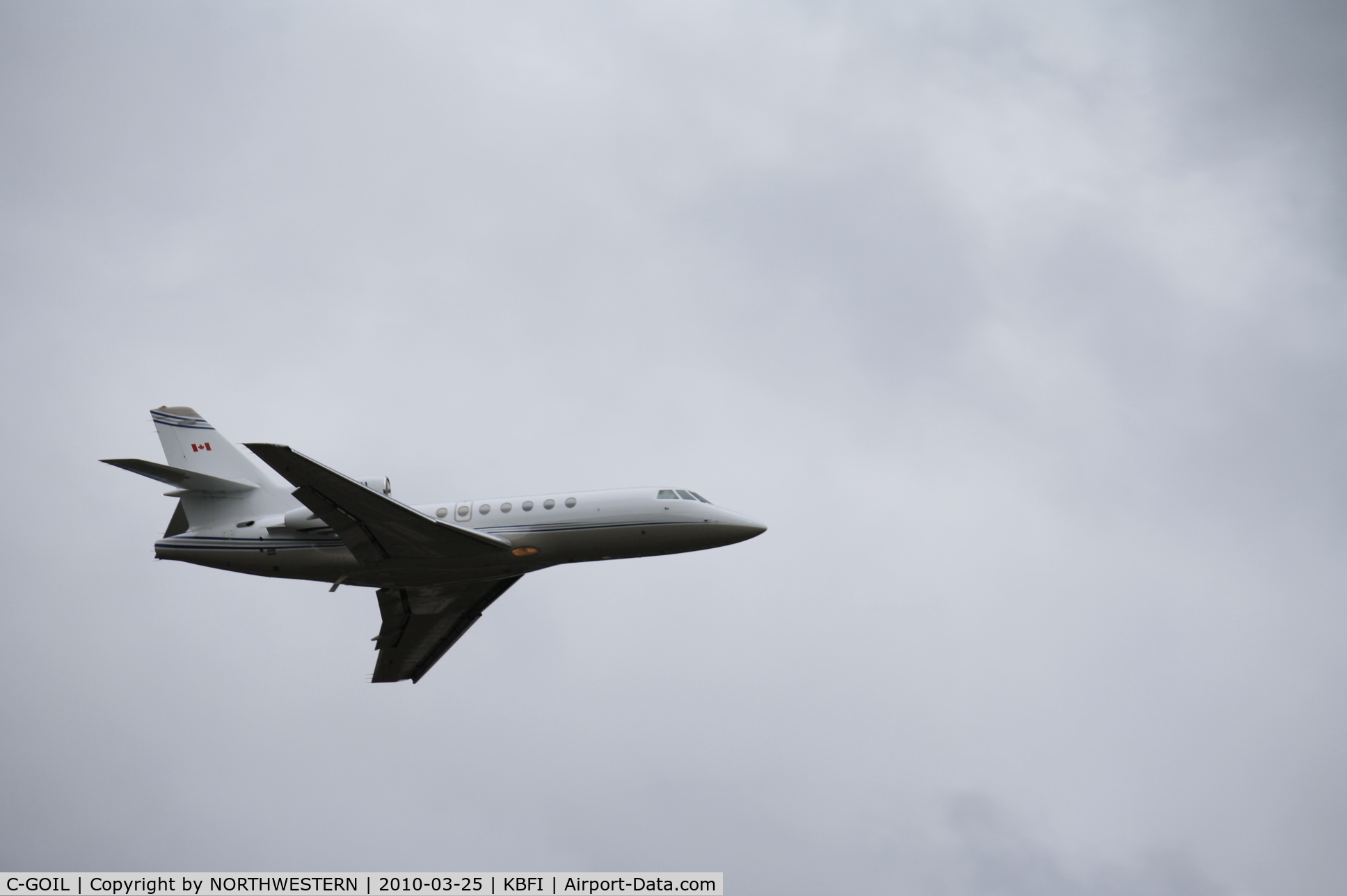 C-GOIL, 1982 Dassault Falcon 50 C/N 87, SEATTLE -MONTREAL