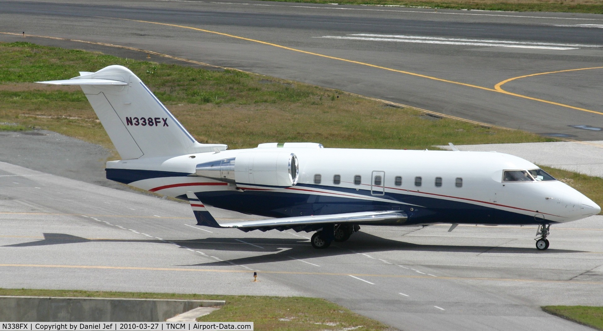 N338FX, 2006 Bombardier Challenger 604 (CL-600-2B16) C/N 5656, N338FX taxing to the holding point alpha