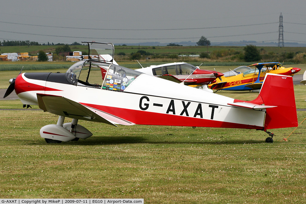 G-AXAT, 1958 Jodel D-117A C/N 836, Visitor to the Breighton fly-in.