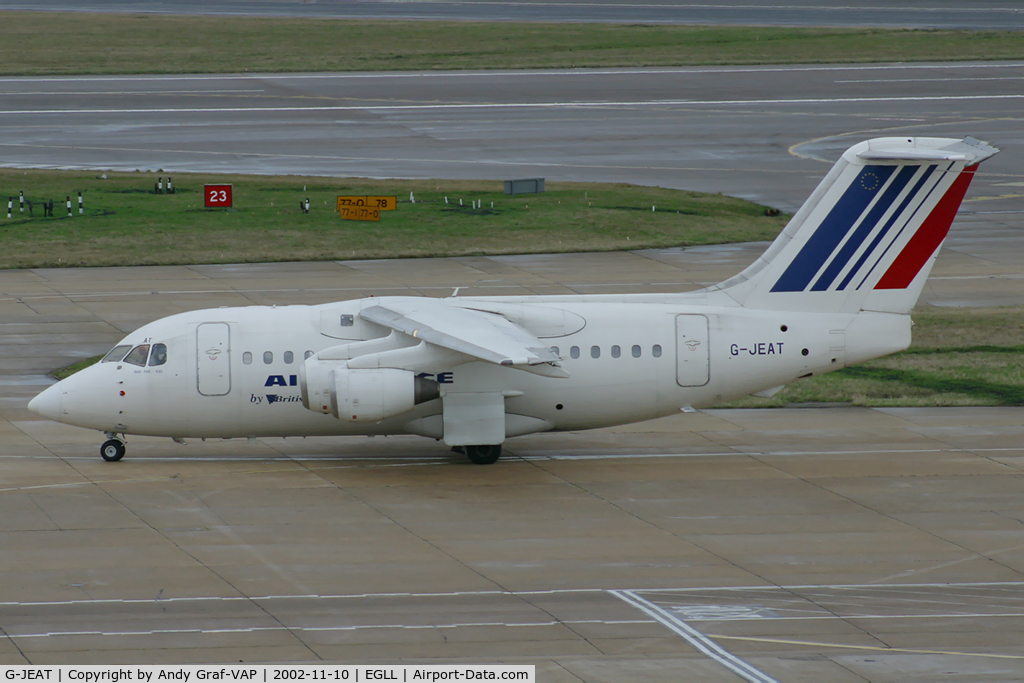 G-JEAT, 1987 British Aerospace BAe.146-100 C/N E1071, Air France Bae146