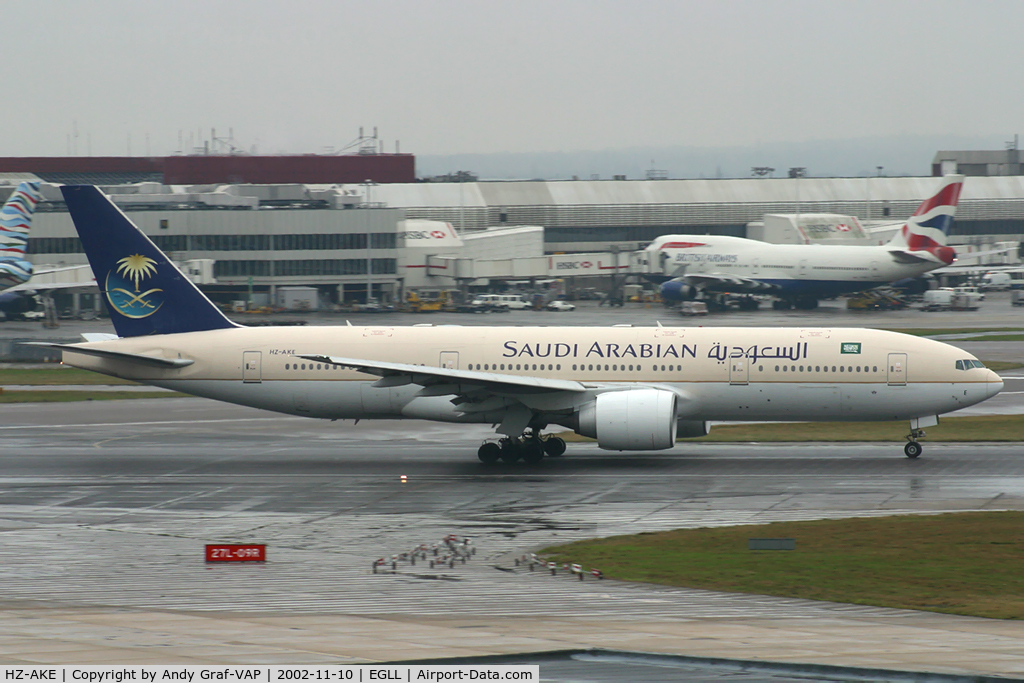 HZ-AKE, 1997 Boeing 777-268/ER C/N 28348, Saudi Arabian 777-200