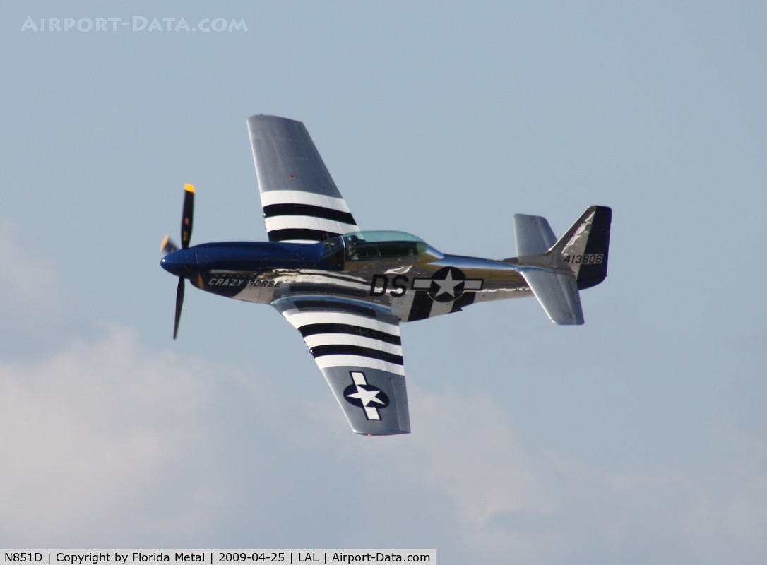 N851D, 1944 North American P-51D Mustang C/N 44-84745, Crazy Horse P-51D