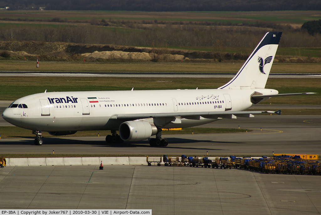 EP-IBA, 1993 Airbus A300B4-605R C/N 723, Iran Air Airbus A300B4-605R