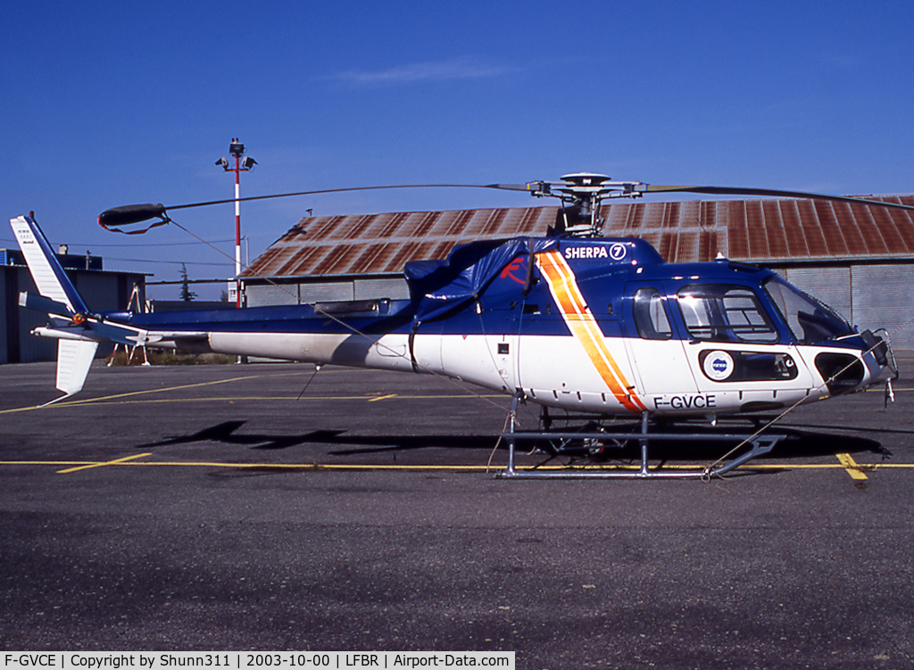 F-GVCE, Eurocopter AS-350B-3 Ecureuil Ecureuil C/N 3227, Parked...