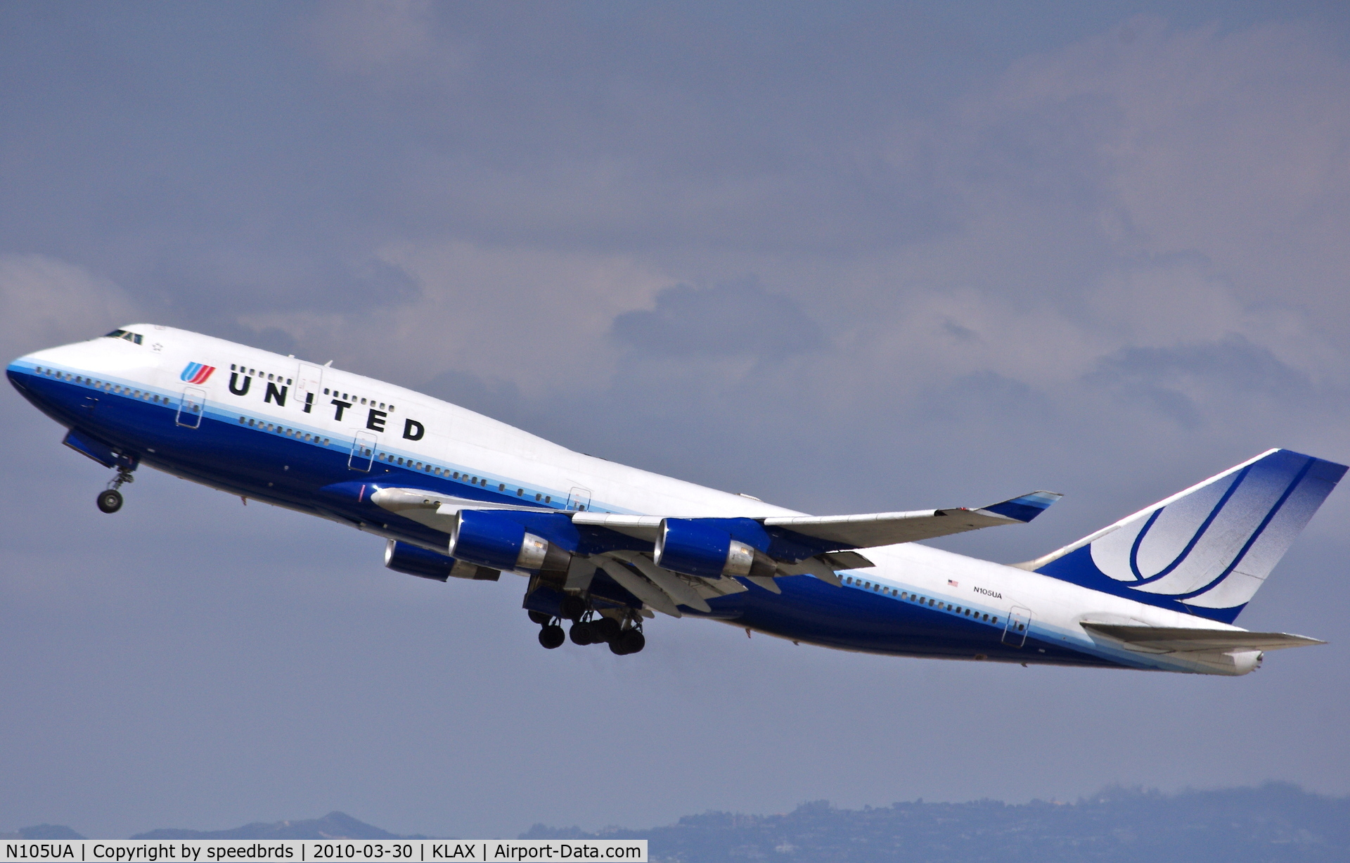 N105UA, 1994 Boeing 747-451 C/N 26473, United Airlines 747-451