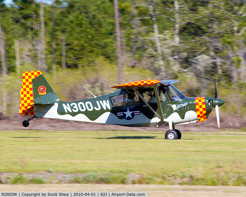 N300JW, 2003 American Champion 8KCAB Decathlon C/N 926-2003, Taking off witha student for some taildragger training