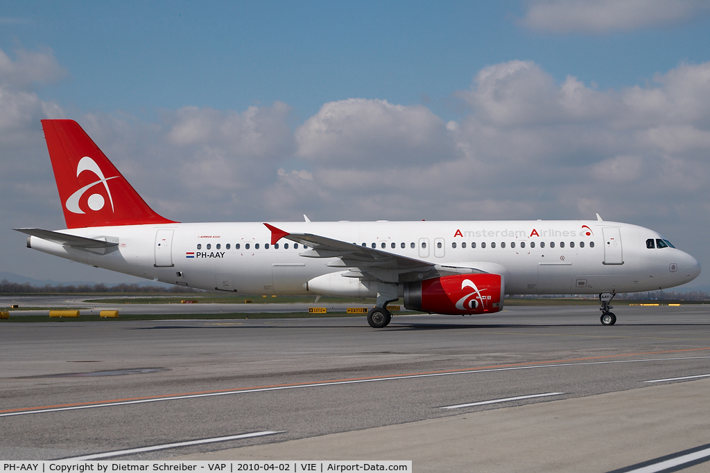 PH-AAY, 1995 Airbus A320-232 C/N 527, Amsterdam Airlines Airbus 320