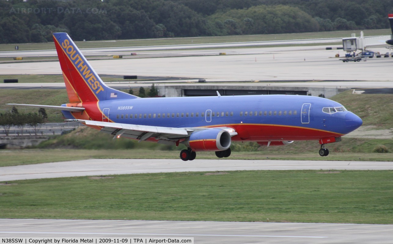 N385SW, 1994 Boeing 737-3H4 C/N 26600, Southwest 737-300