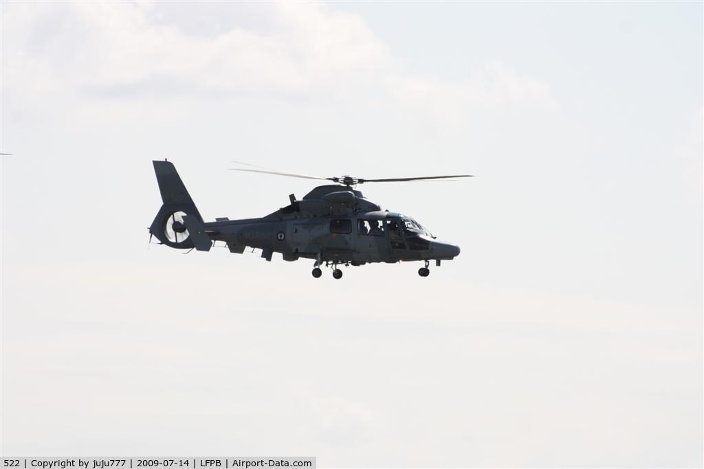 522, Eurocopter AS-565SA Panther C/N 6522, on transit at Le Bourget for National day over Paris