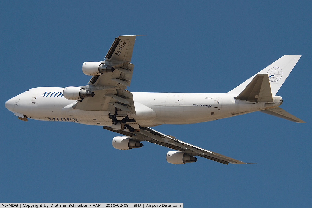 A6-MDG, 1991 Boeing 747-228F C/N 25266, Midex Boeing 747-200