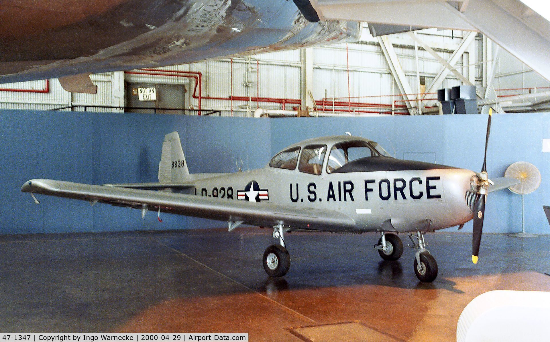 47-1347, 1947 North American Navion L-17A C/N NAV-4-1059, North American L-17A Navion of the USAF at the USAF Museum, Dayton OH