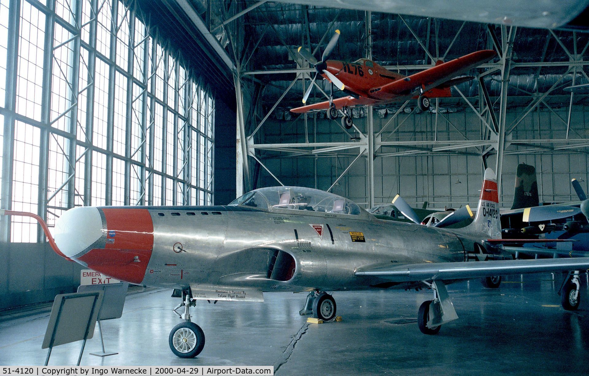 51-4120, 1951 Lockheed NT-33A-1-LO C/N 580-5414, Lockheed NT-33A-1-LO of the USAF at the USAF Museum, Dayton OH