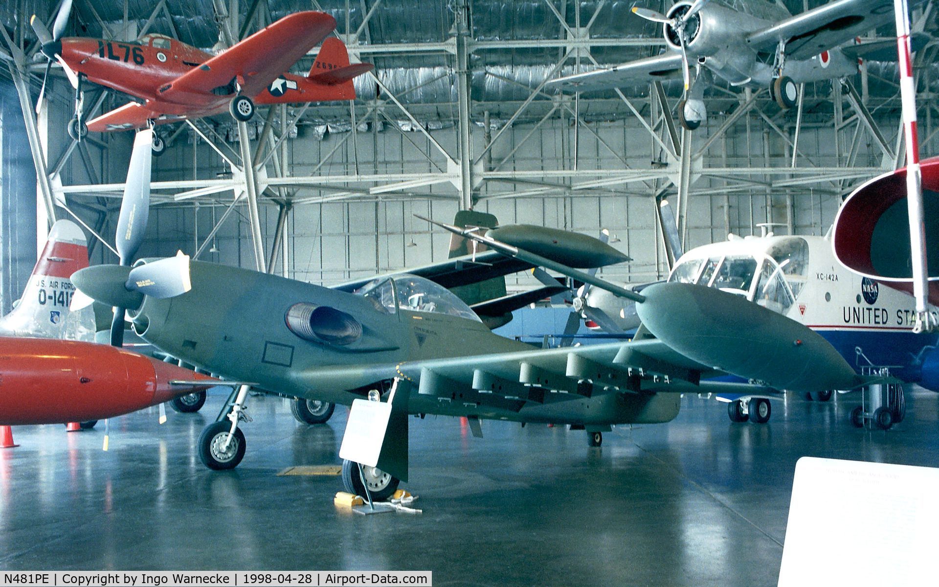 N481PE, 1983 Piper PA-48 Enforcer C/N 48-8301001, Piper PA-48 Enforcer at the USAF-Museum, Dayton OH