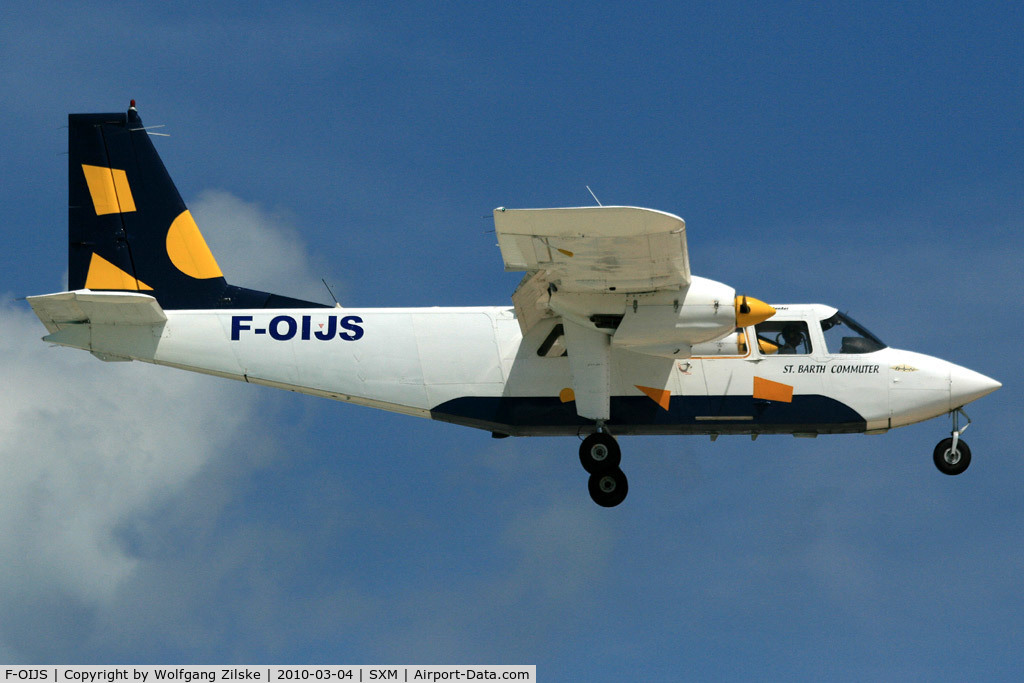 F-OIJS, 1995 Pilatus Britten-Norman BN-2B-20 Islander C/N 2294, visitor