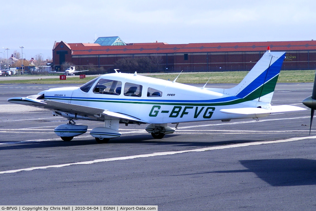 G-BFVG, 1978 Piper PA-28-181 Cherokee Archer II C/N 28-7890408, Privately owned