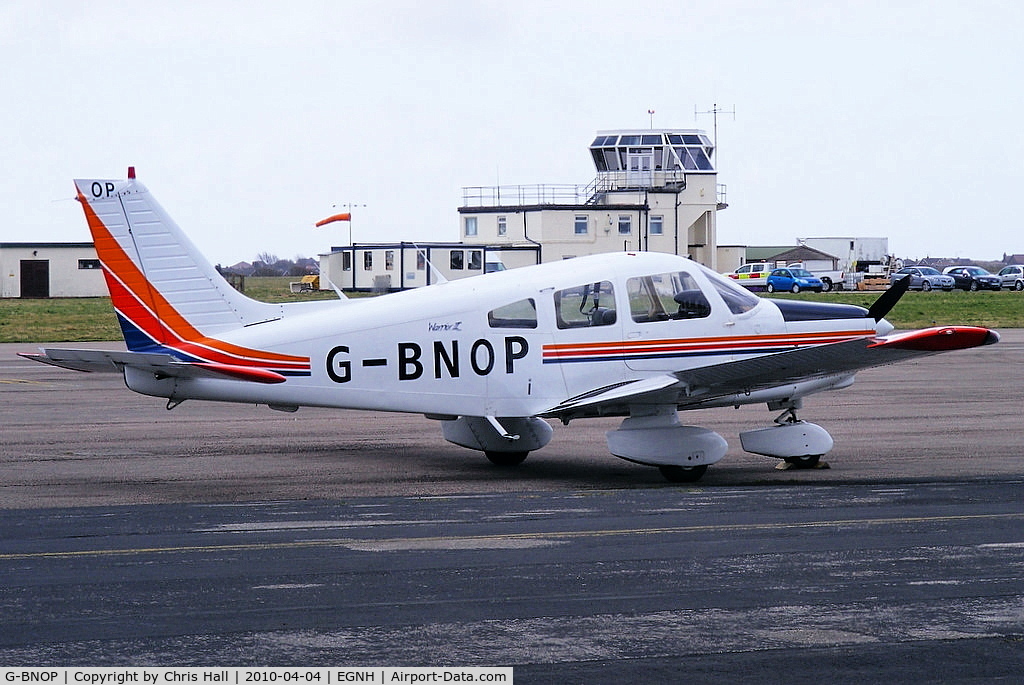G-BNOP, 1987 Piper PA-28-161 Cherokee Warrior II C/N 2816027, BAE Warton Flying Club