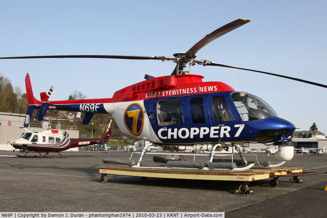 N69F, 1996 Bell 407 C/N 53025, Waiting for next assignment