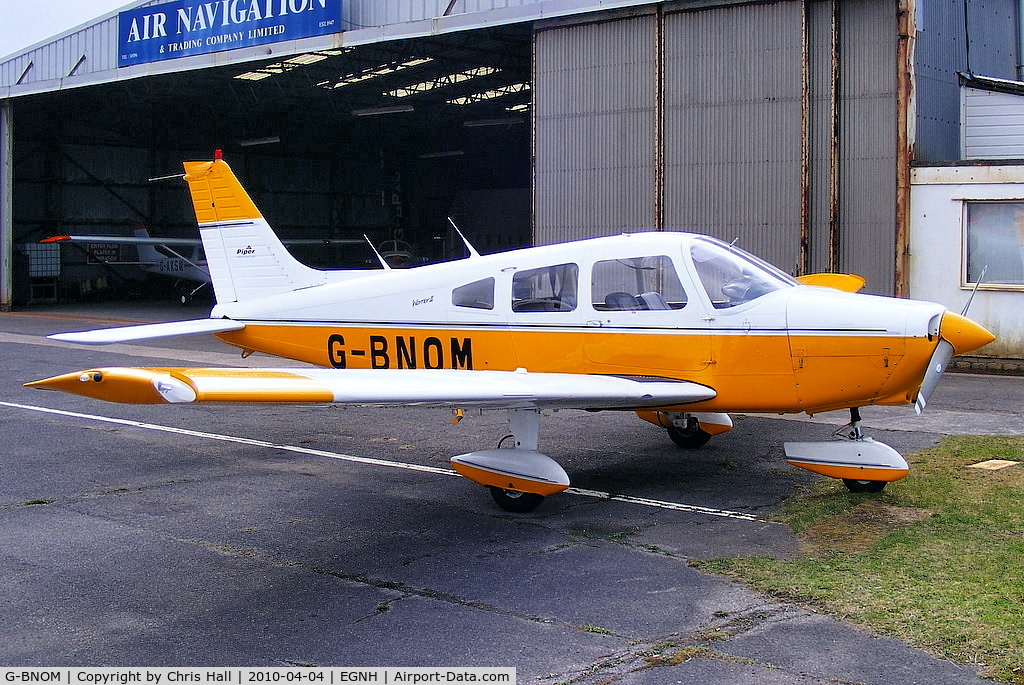 G-BNOM, 1987 Piper PA-28-161 Cherokee Warrior II C/N 2816024, Air Navigation & Trading Ltd