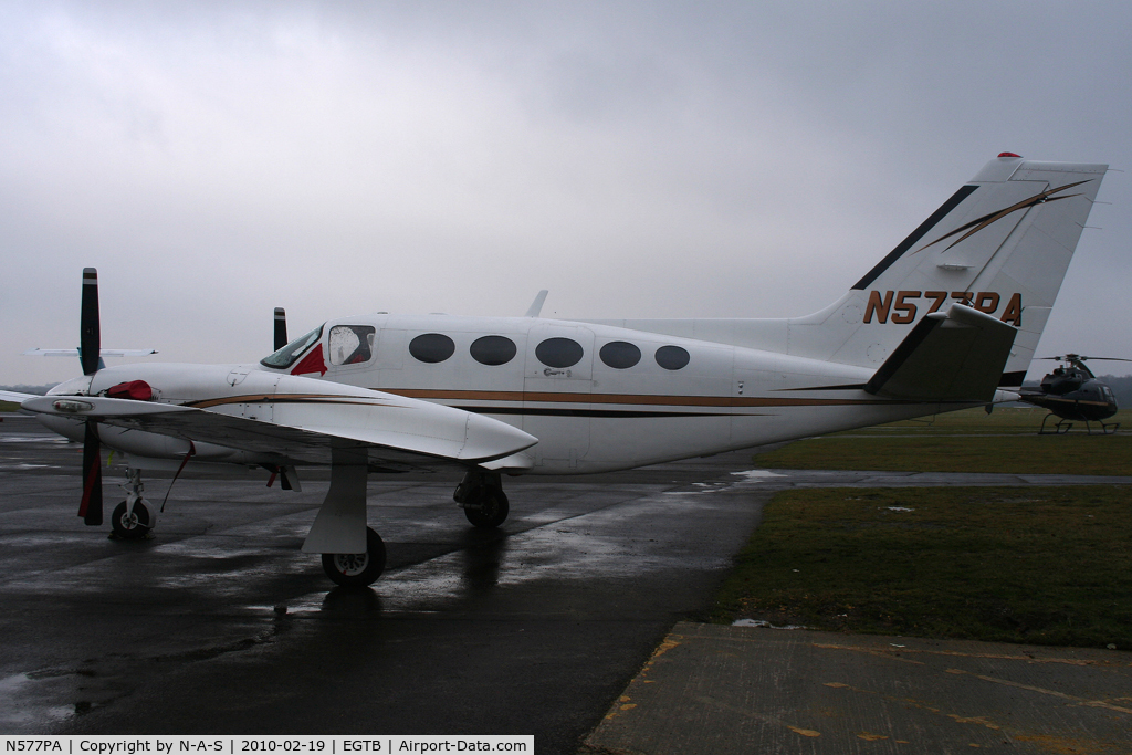 N577PA, 1984 Cessna 425 Conquest I C/N 425-0194, Parked for the day