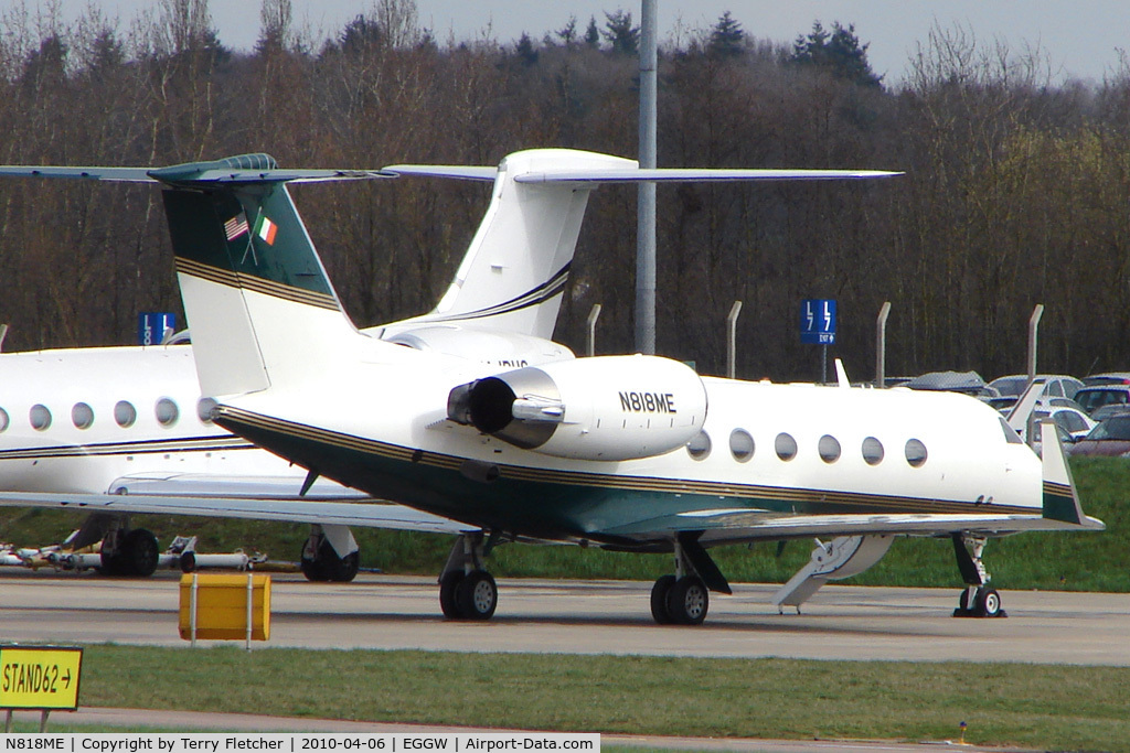 N818ME, 2000 Gulfstream Aerospace G-IV C/N 1431, Gulfstream diverted in with cracked windshield