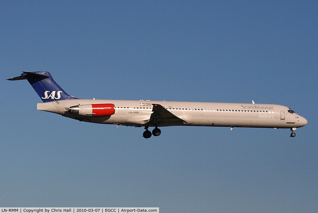 LN-RMM, 1991 McDonnell Douglas MD-81 (DC-9-81) C/N 53005, Scandinavian Airlines