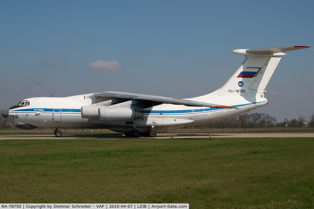 RA-78750, Ilyushin IL-76MD C/N 0083482510, Russian Ar Force Iljuschin 76