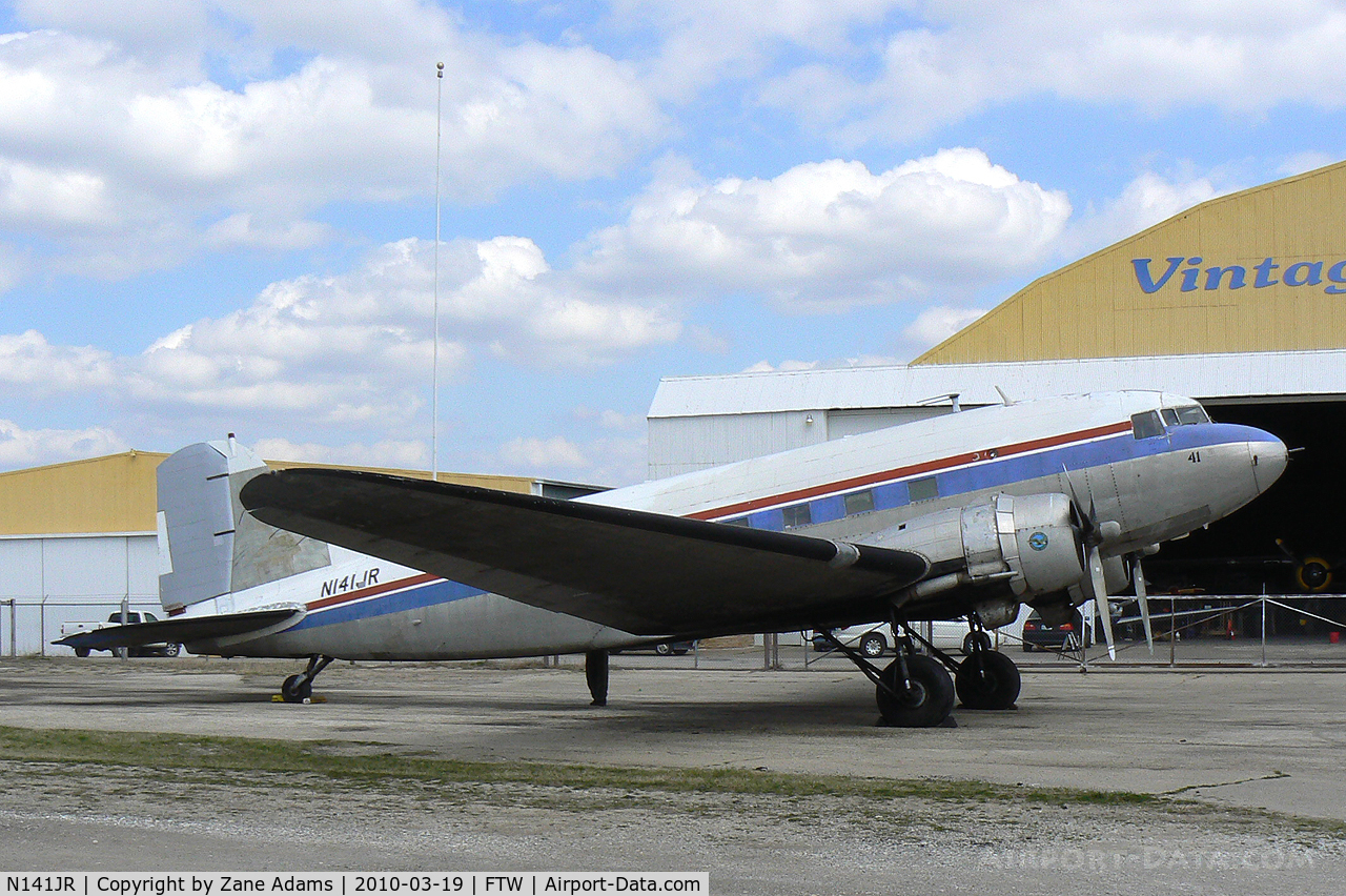 N141JR, 1944 Douglas DC3C-S1C3G (C-47A) C/N 19366, At Fort Worth Meacham Field - My 11,000th photo on Airport-Data