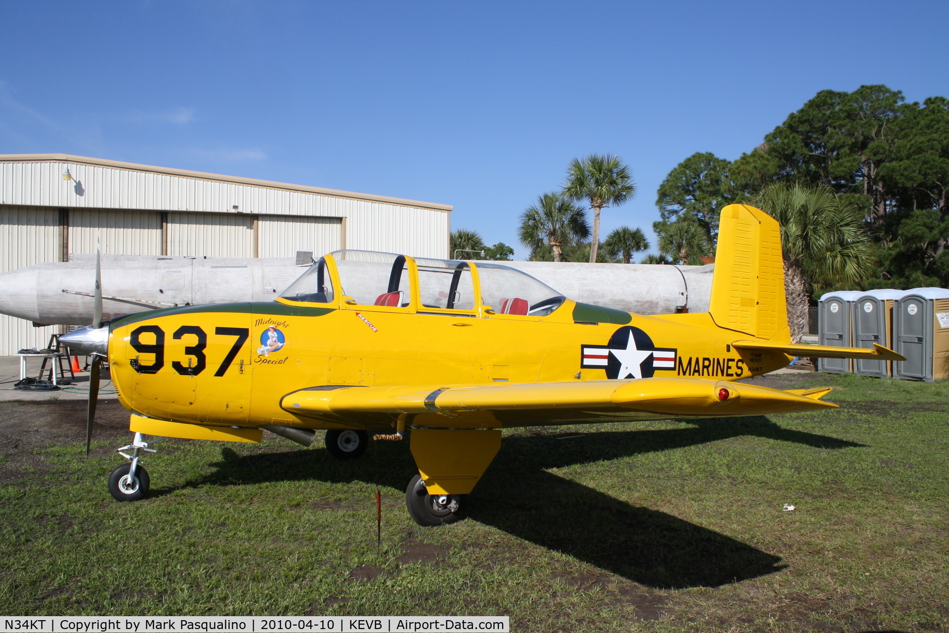 N34KT, 1956 Beech D-45 Mentor C/N BG-271, Beech T-34B